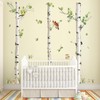 decalmile Large Birch Tree Wall Decals White Tree Forest Birds