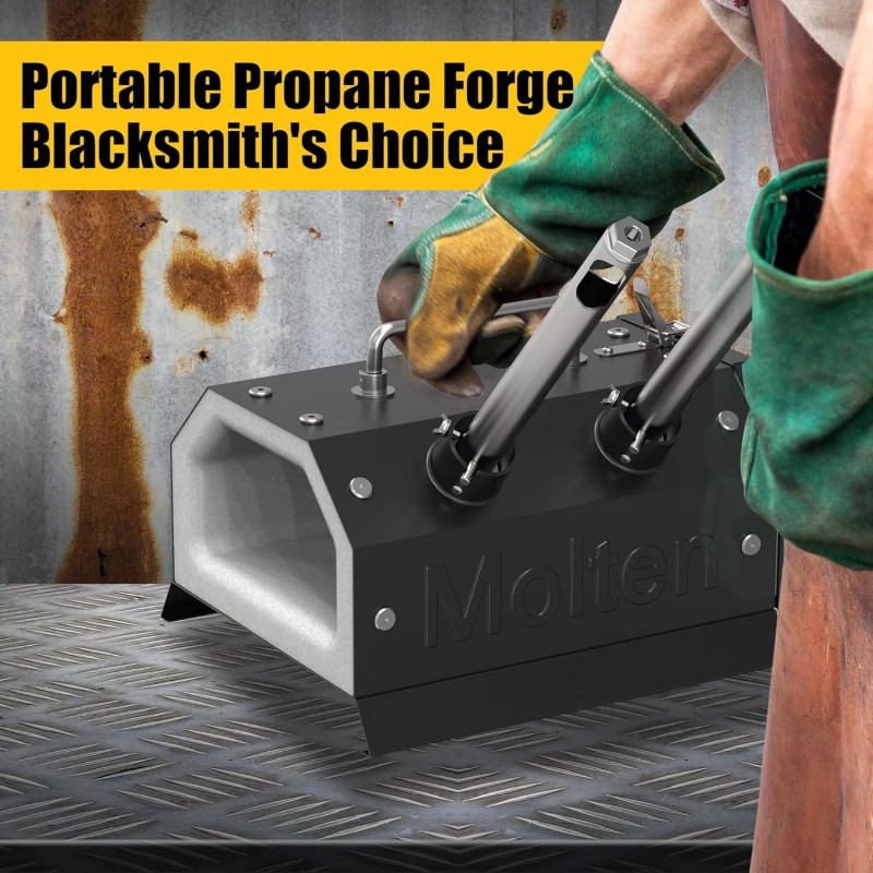 MMasters Double Burner Propane Forge for Home＆Professional, Gas Forge-Efficient Heating