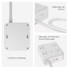 BN-LINK Regleta Multicontacto Pared con 8 Salidas Ca y 3