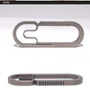 KOYOKOMA Alloy Oval Carabiner, Titanium Key Holder, Keys, Military, Lightweight,