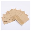 OYWOBET 100Pcs 7×9cm Sealable Kraft Paper Bag with Transparent Window,