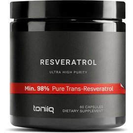 Tonic Resveratrol 600mg 98 Pure Trans 60 Capsules / 토니크 레스베라트롤 600mg 98 순수 트랜스 60캡슐