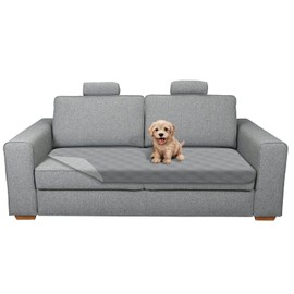 TAIKURA Double-Sided Waterproof Dog Bed Cover, Pet Blanket Sofa Couch Furniture Protector Washable for Kids Children Dog(76 * 178CM)