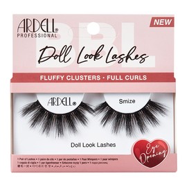 Ardell Doll Lashes Smize - Dramatic Fluffy Volume False Eyelashes, Long-Lasting Strip Lashes, 1 Pack
