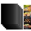 BBQ Grill Mat, Pack of 5 Grill Mats for Charcoal,