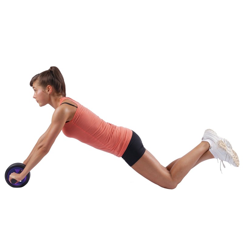 Spirit Carnegie Ab Toner Roller Bauchtrainer mit Bremse Rücken Bauchmuskulatur