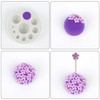 Half Round Ball Polymer Clay Molds, Silicone Clay Half Sphere