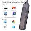 XuanGui 4 puertos USB/USB C Hub, adaptador multipuerto USB C