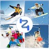 2pcs Ski Carrier Strap, Ski Fastener Sling Strap Sk Pole