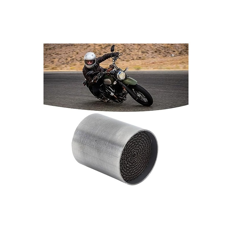 Motorcycle Exhaust Catalytic Converter Stainless Steel Silencer Universal for Motorcycle