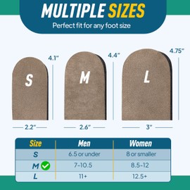 Heel Lifts for Women and Men (1 Pack) Adjustable Shoe Lifts for Leg Length Discrepancy (Medium)