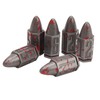 6 Pcs Bullet Metal Dice Set Micro Polyhedral Bloodstained Bullet