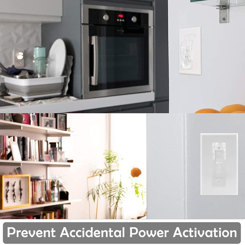 Wall Switch Guards Cover,Light Switch Guard Plate Covers,Child Proof Toggle