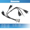 A ABSOPRO 1 set automotive ignition coil wiring harness 06B998018T
