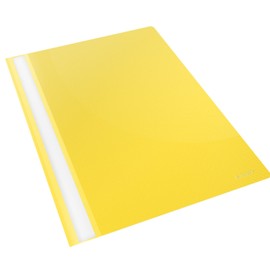 Esselte A4 Plastic Report Files, Pack of 25, 160 Sheet Capacity, VIVIDA Yellow, VIVIDA Range, 15383