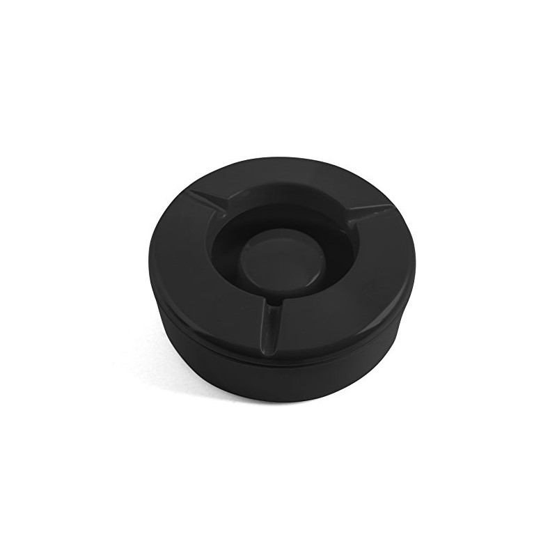 Chio 9002030 Ashtray Windproof, 12.5, Melamine, Black, 12 x 12