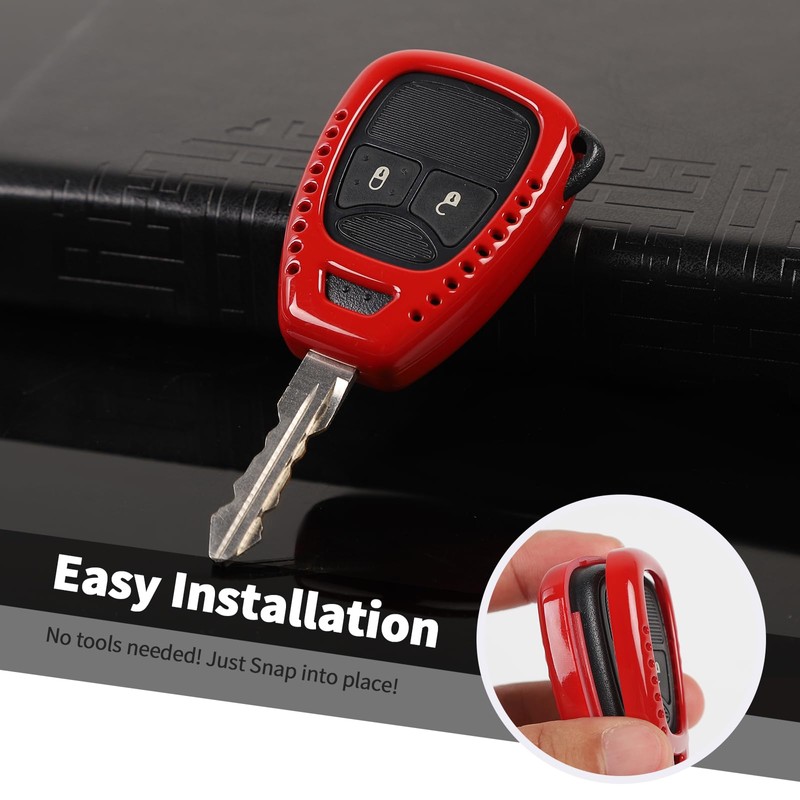 Key Fob Cover Case Protector Fit for Jeep Wrangler JK