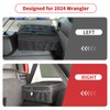 Linskip for 2024-2025 Jeep Wrangler Storage Trunk Organizer, Wheel Well