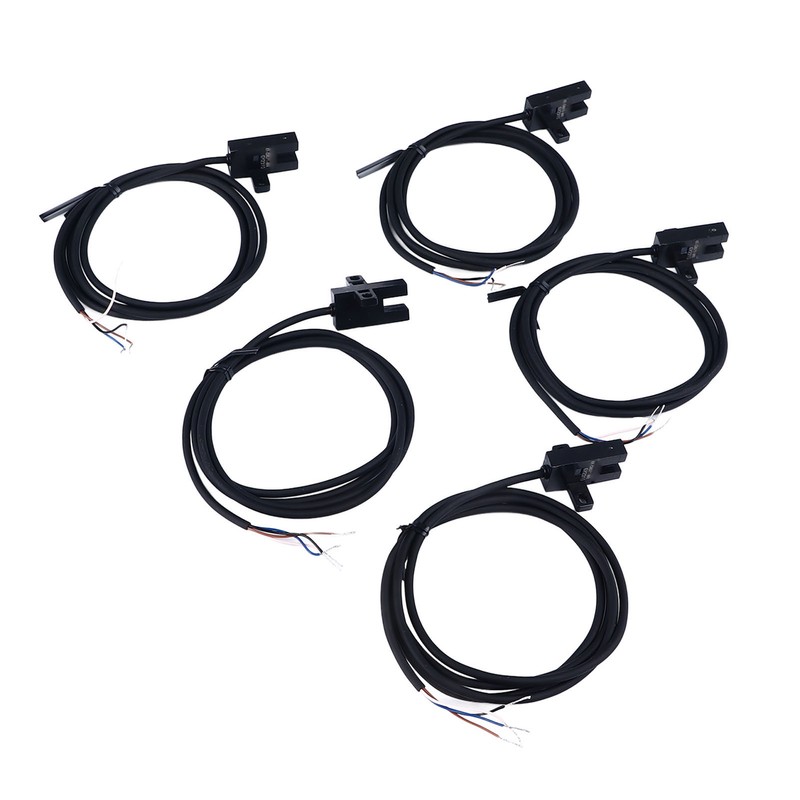 5Pcs Photoelectric Switch Sensor U Shaped Slot Photoelectric Switch Accessory