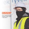 Balaclava, Winter Face Mask, Thermal Black Fleece, Ergodyne N-Ferno 6821