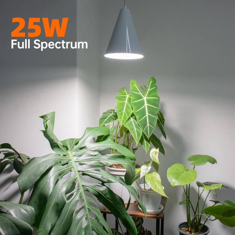 Bstrip Hanging Grow Lights for Indoor Plants-25W Full Spectrum 5000K