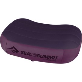 Sea to Summit - Aeros Ultralight Deluxe Travel Pillow L - Easy to Inflate - Non-Slip - Ultra-SIL Zip Bag - Camping & Cycling - 42 x 30 x 13cm - Magenta Purple - 114g