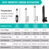 ECO-WORTHY Heavy Duty 330lbs/1500N Solar Tracker Linear Actuator Multi-Functions