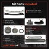 A-Premium 9PCS Engine Timing Chain Kit W/Sprocket & Tensioner &