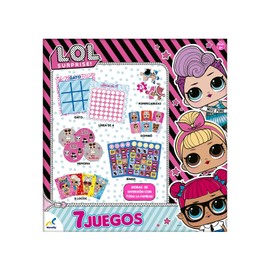 Novelty Corp JCA-2804 Set de Juegos 7 en 1 LOL Surprise