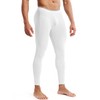 MIZOK Men’s See Through Mesh Compression Pants Ice Silk Yoga