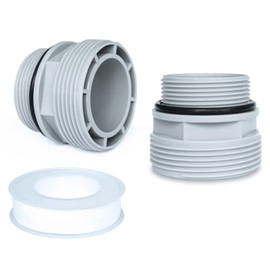 40mm to 1 1/2 inch Hose Conversion Adapters Kit 4560 Compatible with Intex Coleman Pool, Hayward Pool Filter Pump, For intex to pvc pipe adapter fittings 2 Pack