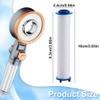 DOKRIN Shower Head Filters, 12 Shower Filters, Anti-limescale Shower Filter,