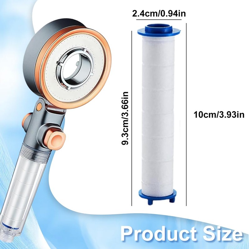 DOKRIN Shower Head Filters, 12 Shower Filters, Anti-limescale Shower Filter,