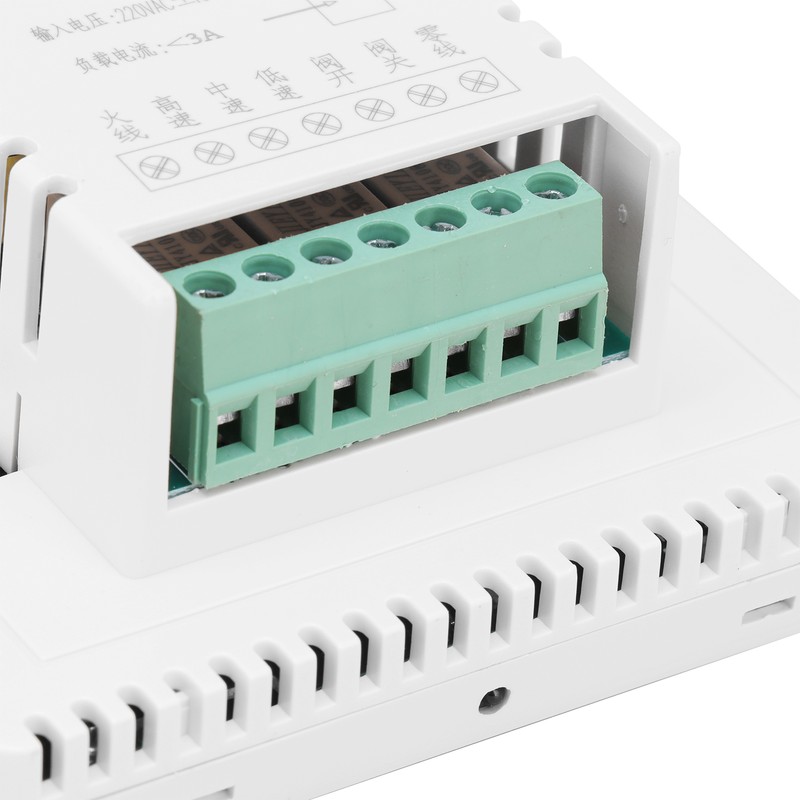 AC220V Central Air Conditioning Fan LCD Thermostat Air Conditioning Temperature