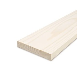 Reese Smooth Edge Boards - Planed Spruce - 1.9 cm Thick x 60 cm Long - 14 cm Width - For Building Shelves and Furniture as well as for Crafts