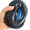 4PCS 1.9 Crawler Swamp Rubber Tires OD 4.53" for FCX10