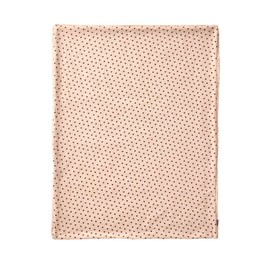 Vertbaudet Baby Reversible Blanket, Muslin & Faux Fur, Lovely Leo, Oeko-Tex, Pink, Printed 75 x 100 cm