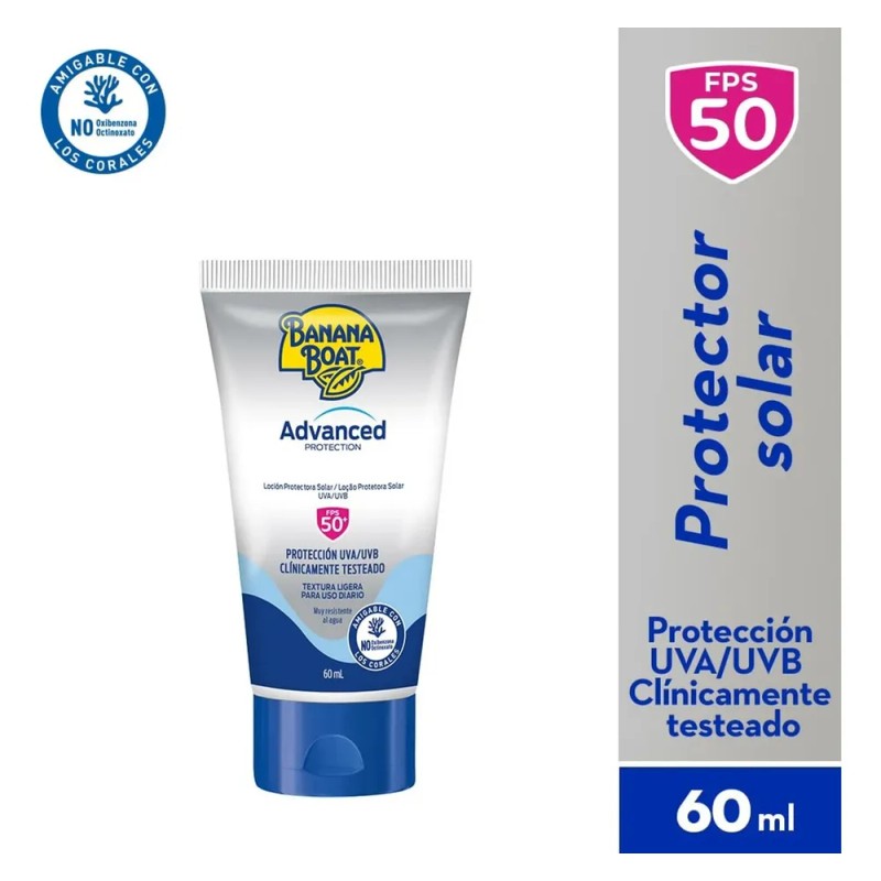 Protector Solar en Loción Banana Boat Advanced FPS 50 Ligero
