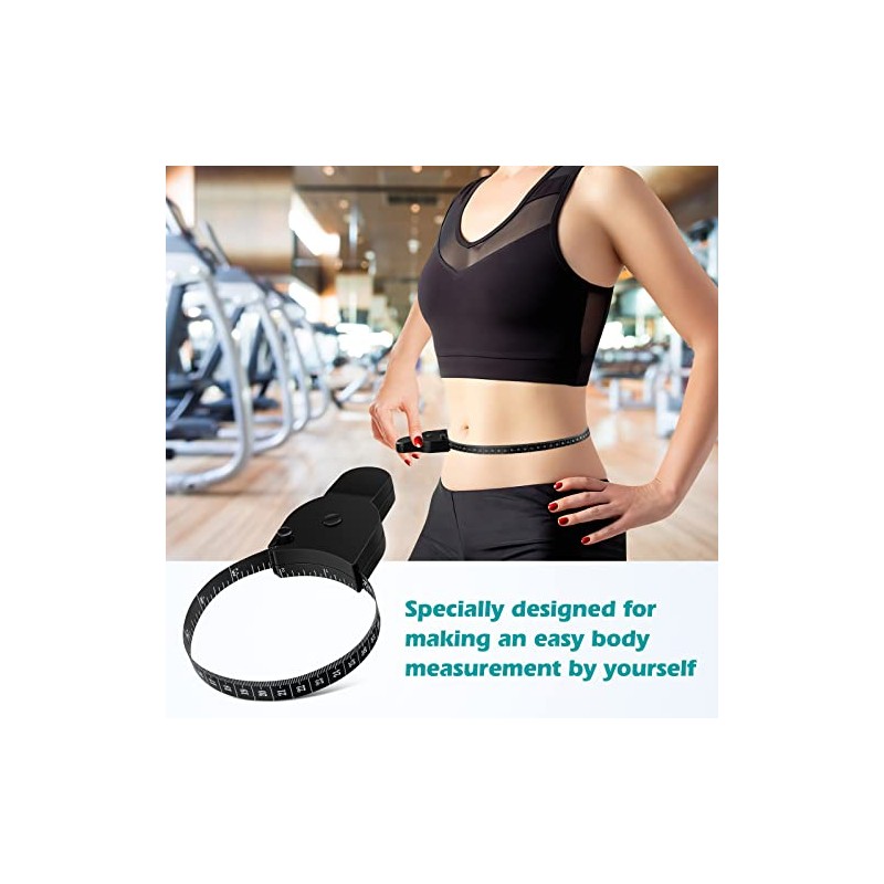 Cinta métrica corporal, Body Measuring Tape (Black), 1