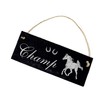 Slate Stable Sign Engraved Arabian Horse Name Box Sign 22