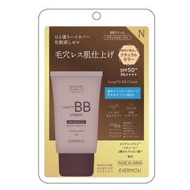Long Fit BB Cream, 1.2 oz (35 g), UV Foundation, SPF50+ PA++++, Made in Japan, EVERYYOU (Natural Ochre, 1.2 oz (35 g)