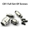 TEAMWILL Titanium Screws, Pivot kit, & Lanyard Tube for Spyderco