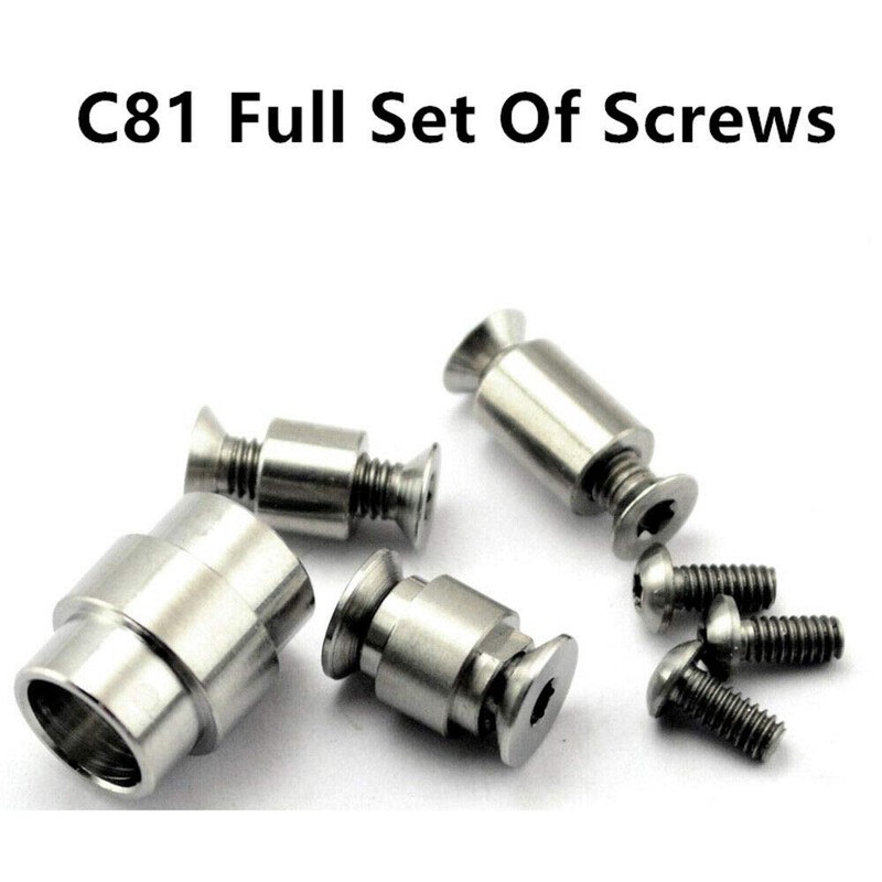 TEAMWILL Titanium Screws, Pivot kit, & Lanyard Tube for Spyderco