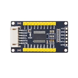 MCP23017 I/O Expander Module - 16 GPIO Port Expander Breakout Board with I2C Interface, Dual Voltage 3.3V/5V Logic, Compatible with Raspberry Pi, Arduino, STM32 Boards (SG-IO-E017)