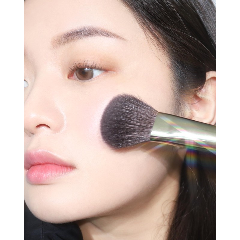 PICCASSO 108 Blusher Brush, Premium Wool Design, Anti-Flap, Natural, Uniform
