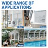 HOMWMPA High Density Window Screen Roll, Pollen Filtering Window Screen