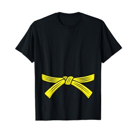 Judo belt yellow belt Judo 5th Kyu Obi, Jiu-Jitsu, Aikido T-Shirt