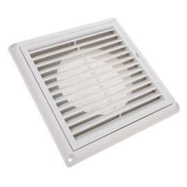 Operitacx Heat Register Air Grille Ventilation Cover with Flyscreen Ceiling and Floor Exhaust Vent for Air Conditioner Return Louvered Vent Diverter for Bathroom Kitchen Office