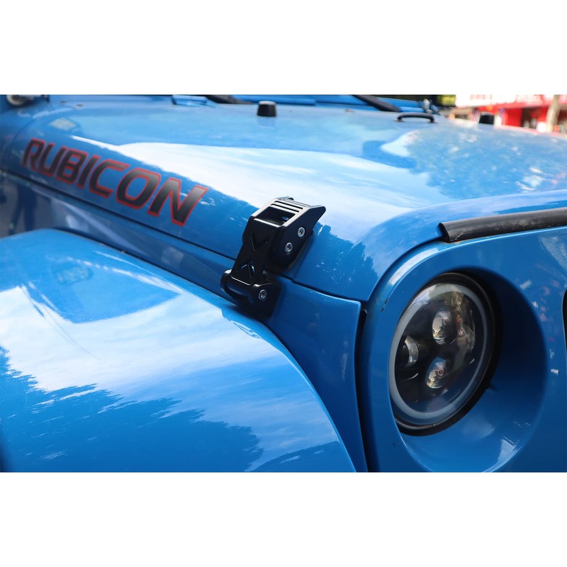 Brangstak Hood Latch is Adjustable and Compatible with Jeep Wrangler