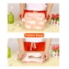 ZhengYue Storage Box Fabric Storage Baskets Cubes Linen and Cotton